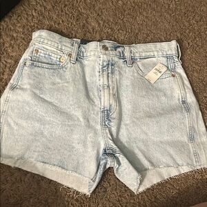 Light Blue Denim Women's Shorts